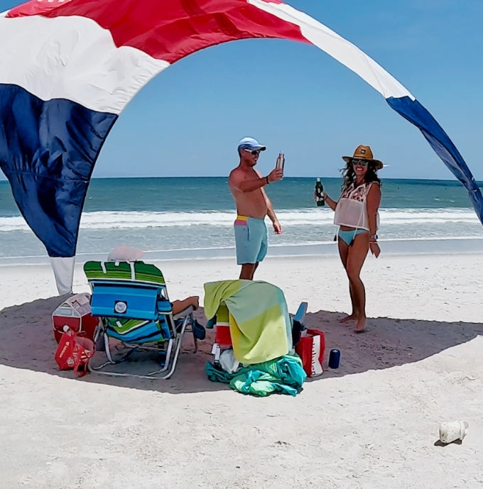 Easy beach outlet shade